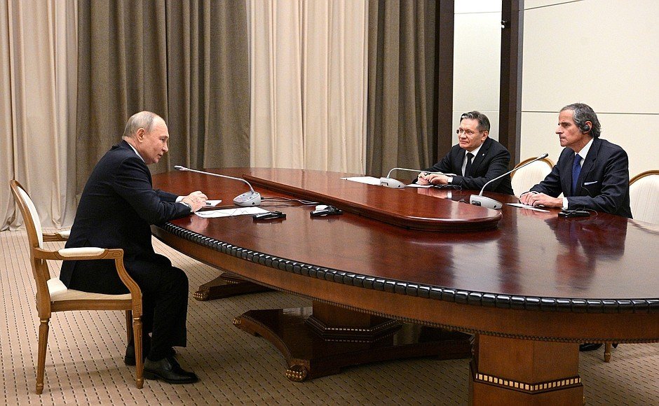 Putin trifft sich mit IAEA-Präsident Grossi