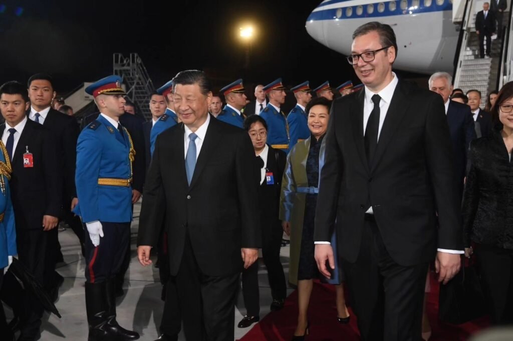 Der chinesische Staatspräsident Xi Jinping besuchte Serbien