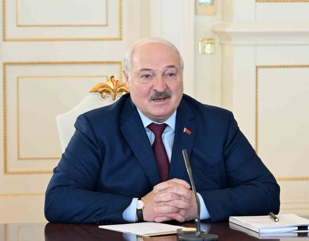 Treffen zwischen dem Präsidenten von Aserbaidschan, Ilham Aliyev, und dem Staatspräsidenten von Belarus, Aleksandr Lukaschenko
