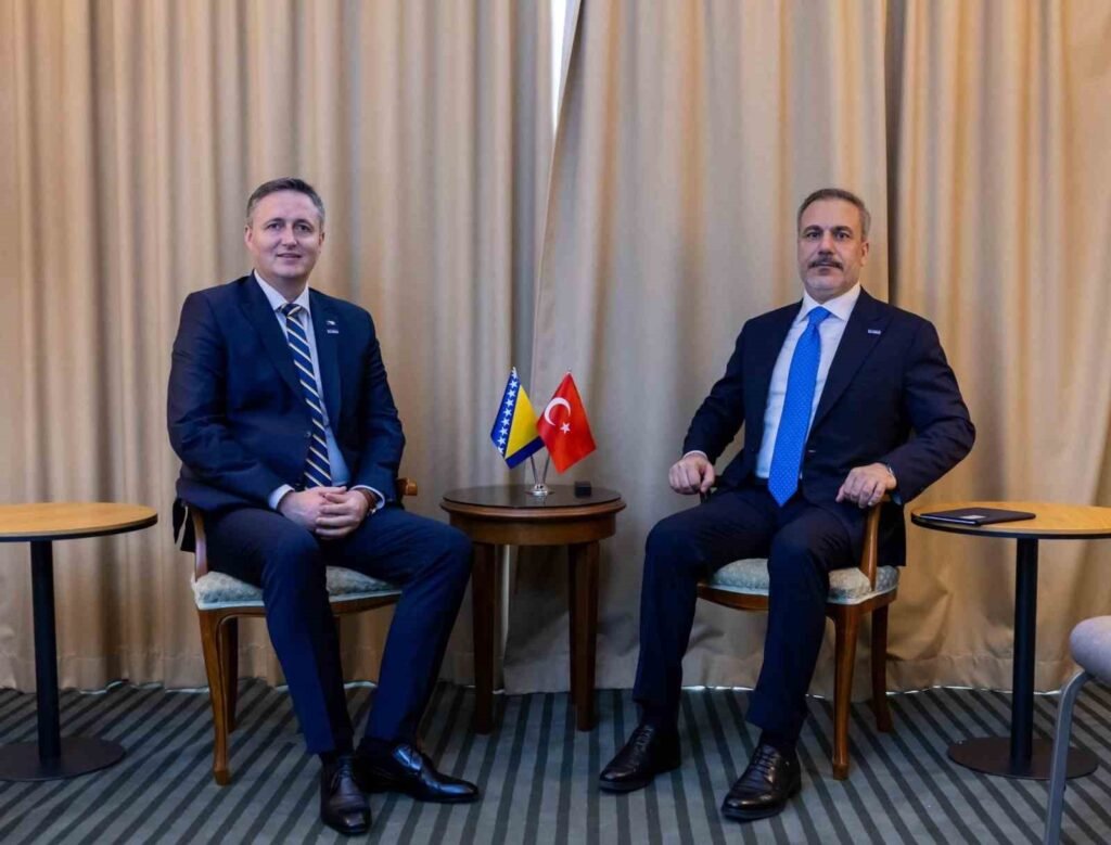Außenminister Hakan Fidan trifft sich mit den Staatspräsidenten von Bosnien-Herzegowina und Nordmazedonien
