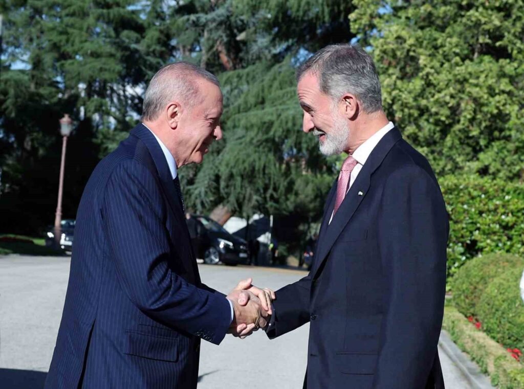 Präsident Erdoğan traf sich mit König Felipe VI von Spanien
