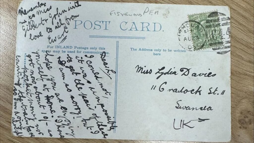 Die Geschichte der Postkarte, die nach 121 Jahren ankam