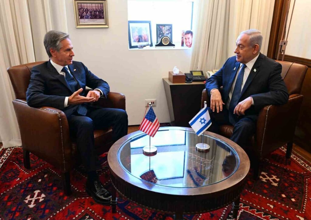 Blinken hat sich mit Netanyahu getroffen, um die Konflikte im Nahen Osten zu bewerten