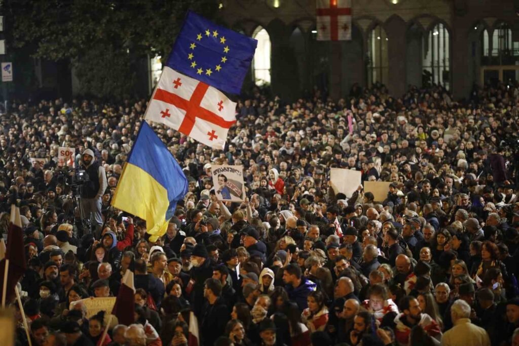 Einsprüche und Proteste gegen die Wahlergebnisse in Georgien