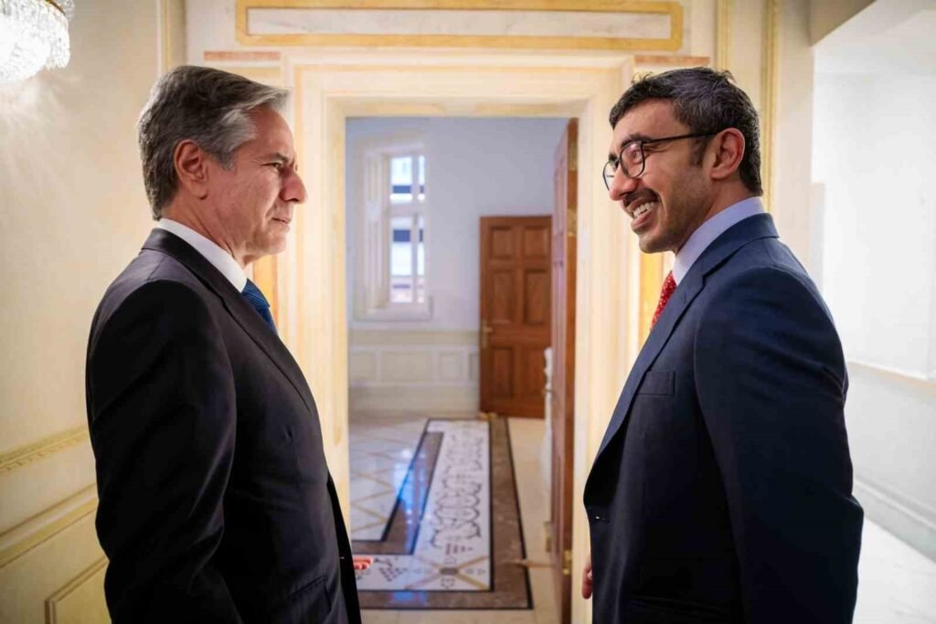 Wichtige Gespräche zwischen Antony Blinken und Abdullah Bin Zayed Al Nahyan