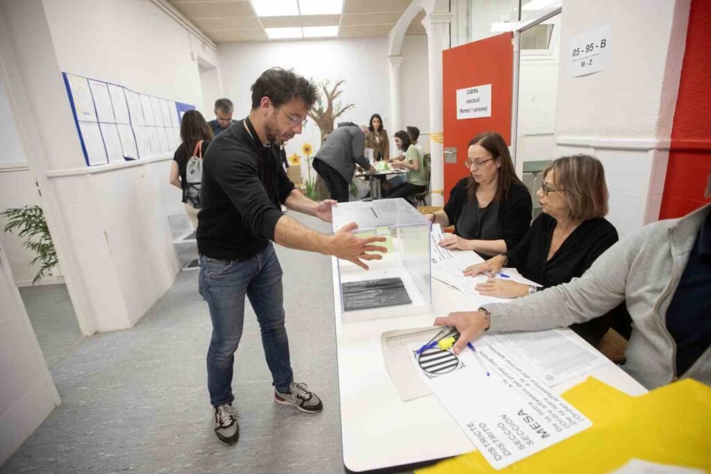 Emoción electoral en la región de Cataluña