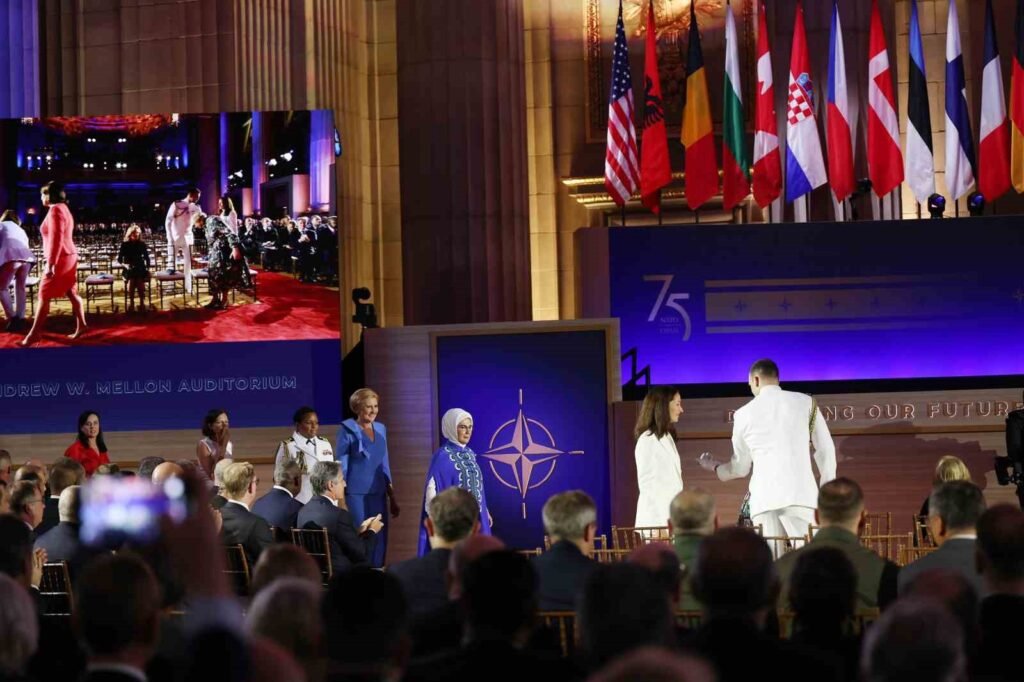 El presidente Erdogan en la cumbre de la OTAN
