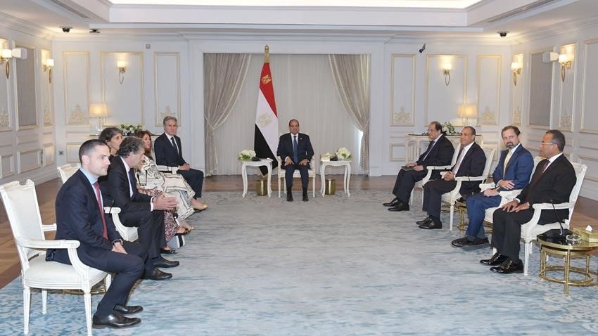 El presidente de Egipto, Sisi, discutió la situación en Gaza con el secretario de Estado de EE. UU., Blinken
