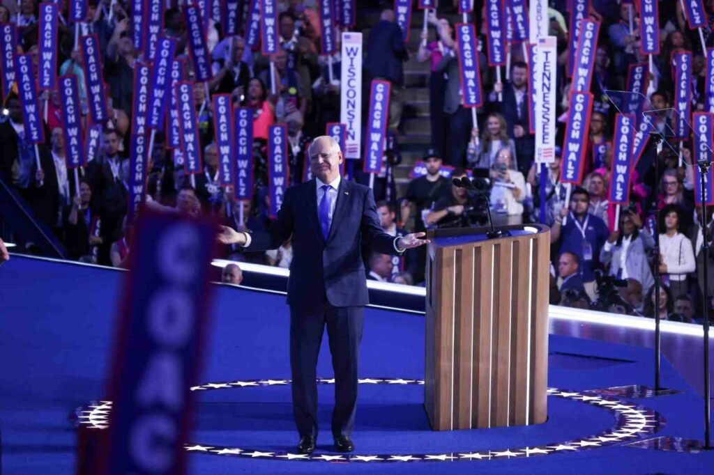 Se aceptó la candidatura de Kamala Harris en el Congreso del Partido Demócrata