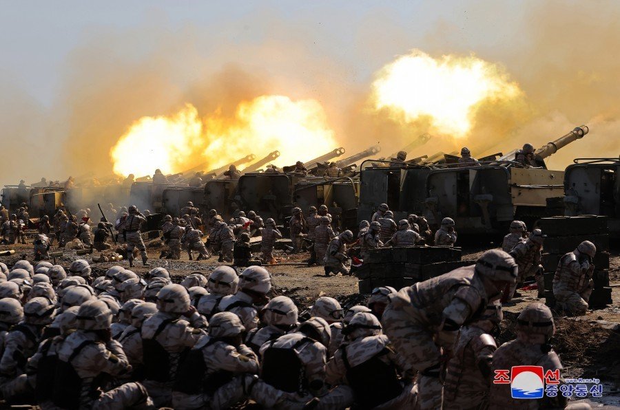 La Corée du Nord a effectué un exercice d’artillerie
