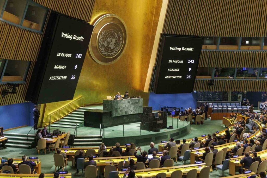 Décision d’adhésion de la Palestine à l’ONU et ses conséquences