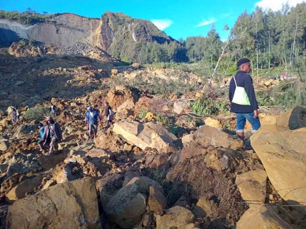Glissement de terrain en Papouasie-Nouvelle-Guinée