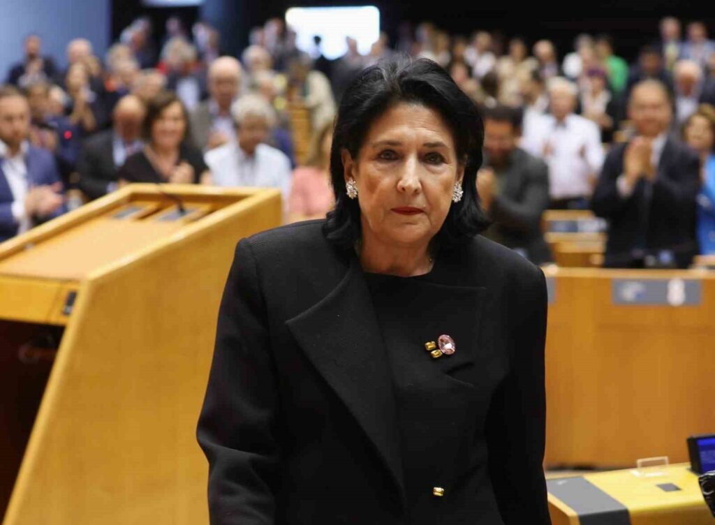 Le Président de la Géorgie, Salome Zourabichvili, a mis son veto