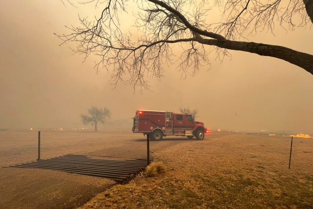 Incendi boschivi mortali in Texas