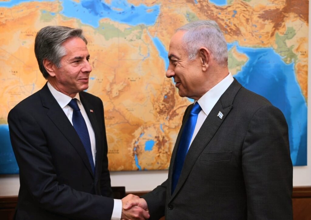 Il Ministro degli Esteri degli Stati Uniti Antony Blinken ha incontrato il Primo Ministro israeliano Benjamin Netanyahu