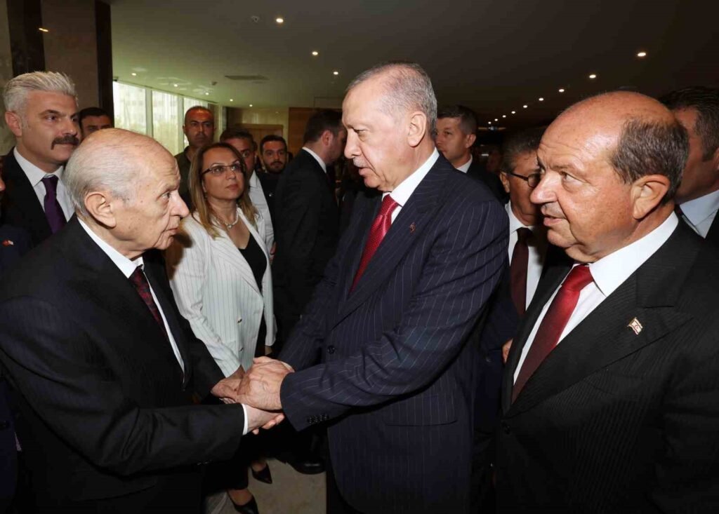È stato donato un ritratto della madre al presidente Erdoğan nella Repubblica Turca di Cipro del Nord
