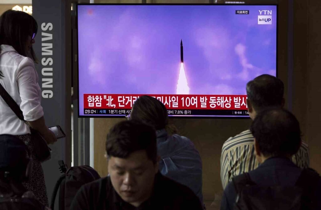 North Korea launched at least 10 ballistic missiles