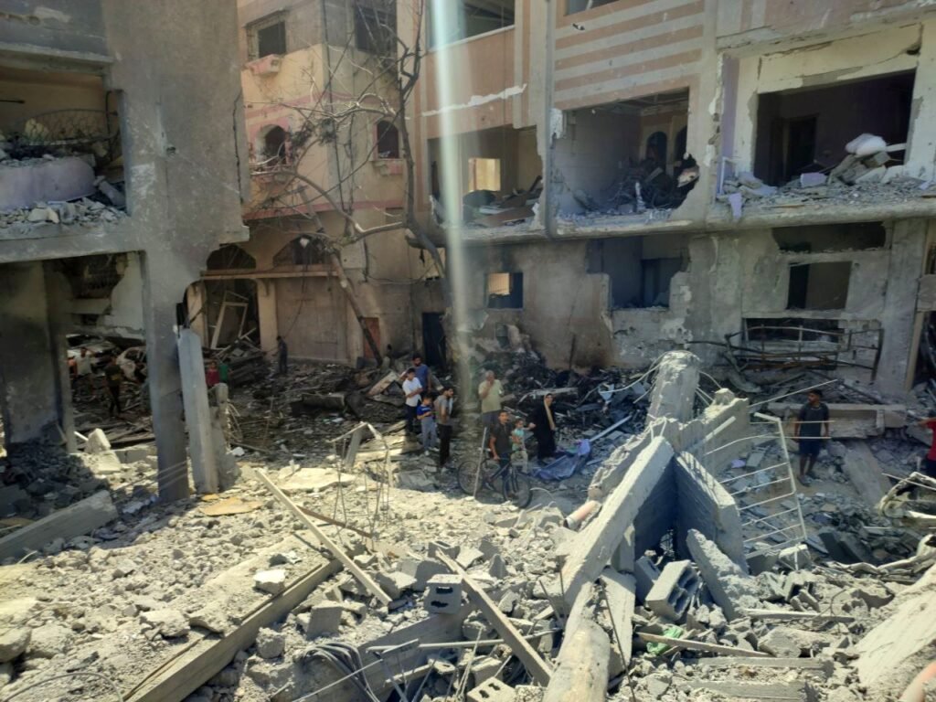 Families in Nuseirat camp, where 274 people were killed, have started to return to their homes