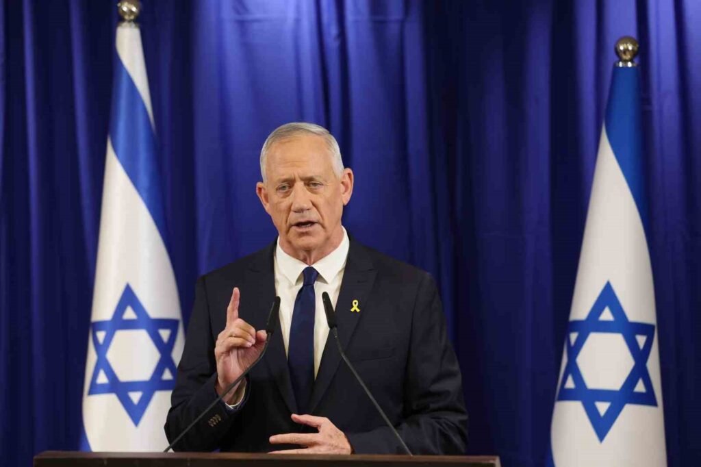 Israeli War Cabinet Member Gantz announced his resignation