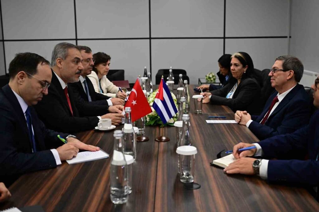 Minister Fidan met with his Cuban counterpart Parrilla