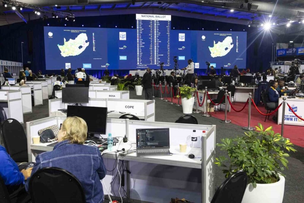 The ruling party in South Africa lost its majority in parliament after 30 years.