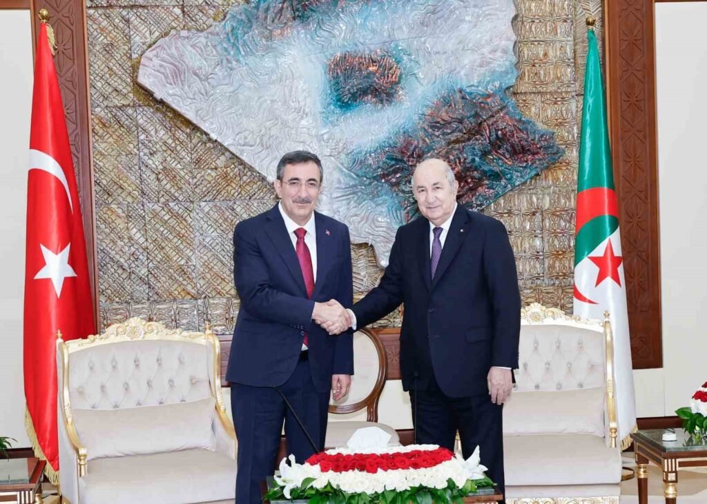 Vice President Yılmaz met with Algerian President Abdelmadjid Tebboune