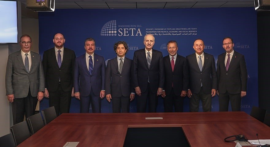 Speaker of the Turkish Parliament Kurtulmuş visited the center of SETA in Washington